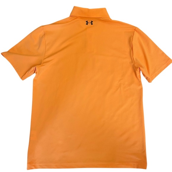 Under Armour Men's Orange Athletic Polo - Picture 2 of 6